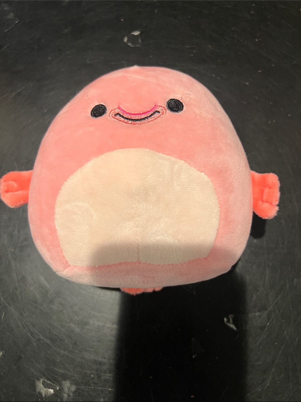 Squishmallows Pink Plush Sea Creature with Cream Belly